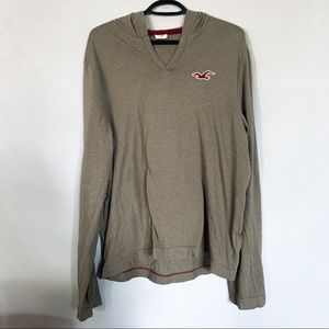 Hollister • Long Sleeved Hooded Top